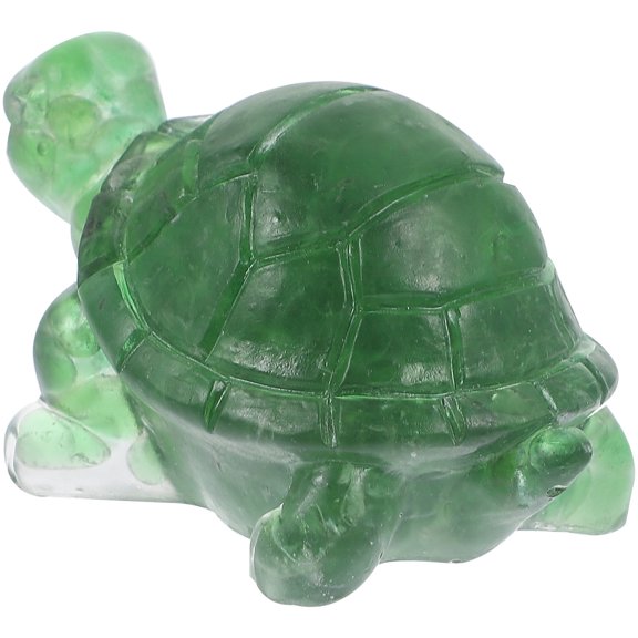 NICEXMAS Small Turtle Statue Natural Crystal Desktop Decoration for Home Shelf