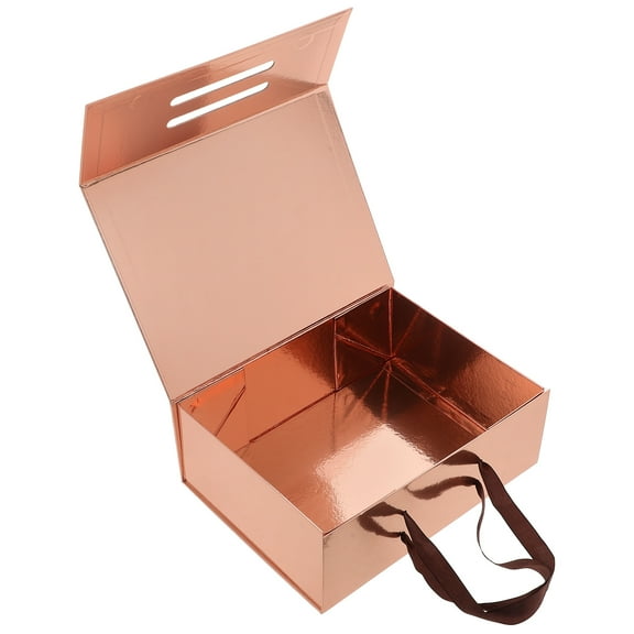 NICEXMAS Keepsake Boxes Box Rose Gold Paper 1Pack