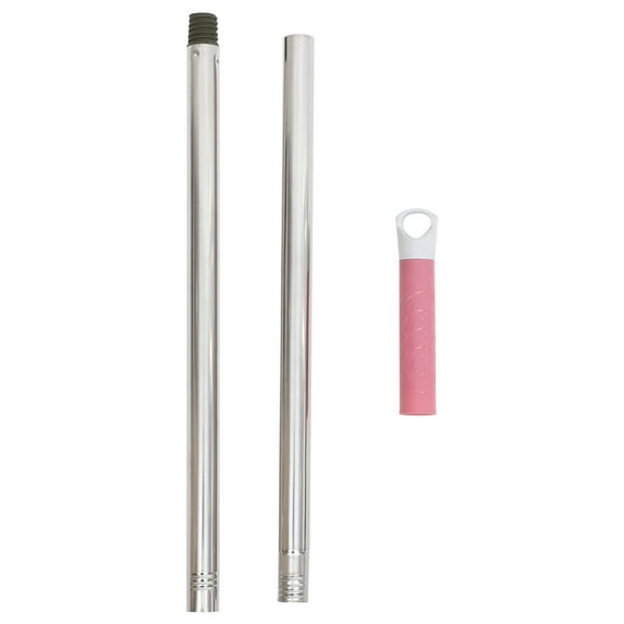 NICEXMAS Replacement Handle Broom Stick Stainless Steel for General Users 1Set