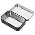thumbnail image 1 of NICEXMAS Tin Box Hinged Storage Holder Rectangular 1Pack, 1 of 7