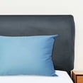 thumbnail image 1 of NICEXMAS Headboard Slipcover Stretchable Polyester Fabric Dark Grey Elastic Edge Protector for Bed Use, 1 of 6