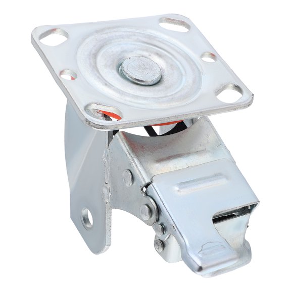 NICEXMAS Strong Load Bearing Swivel Caster Bracket with Lock Brake Steel Frame for Equipment