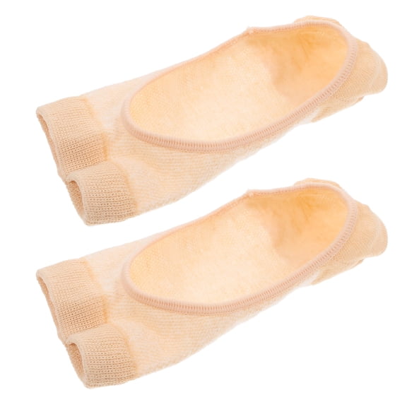 NICEXMAS Nicexmas Female Yoga Socks Beige Cotton Elastic Comfort 1Pair