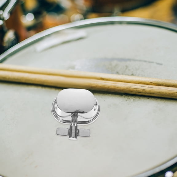 NICEXMAS Tom Drum Mount Bracket Silver Plated Iron Practical Design 1Set