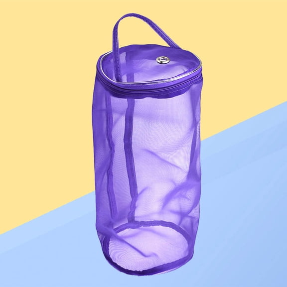 NICEXMAS Knitting Yarn Storage Bag Tote Organizer Lightweight Purple Made from Natural Odor Free Material