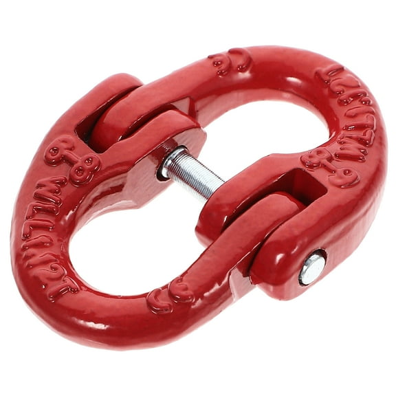 NICEXMAS Connecting Link Steel Coupling Link for Industrial Lifting with High Strength and Anti Falling Pin