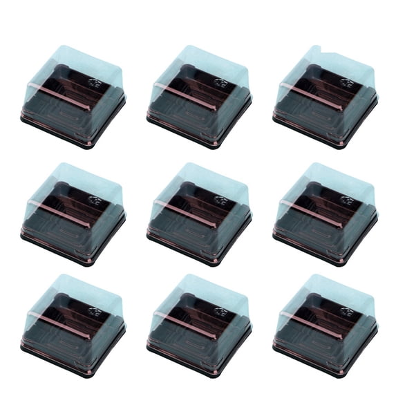 NICEXMAS Nicexmas Cake Boxes Transparent Plastic for Storage Cakes 50Pcs