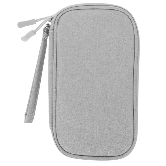 NICEXMAS Travel Electronic Organizer Grey Case for Chargers Cables and Accessories with Lightweight Design