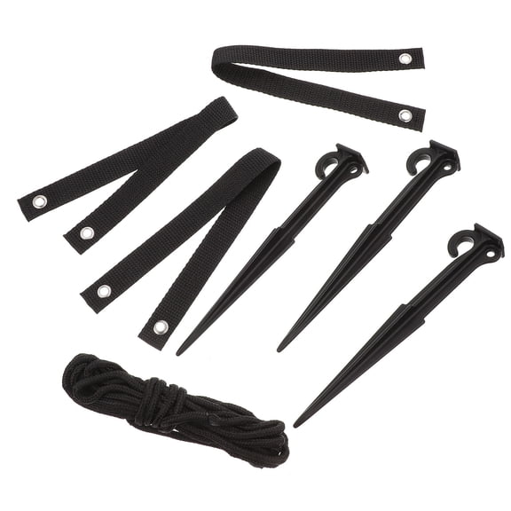 NICEXMAS 1Set Black Plastic Tree Staking Tool Weather Resistant Plant Support for Outdoor Use