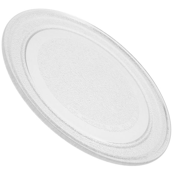 NICEXMAS Uniform Heating Microwave Turntable Glass Plate 1Pack Easy to Clean Flat Bottom Dish
