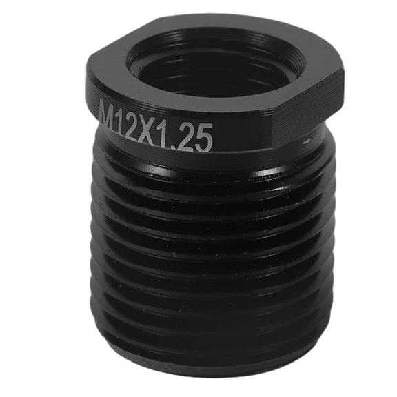 NICEXMAS Universal Car Shift Knob Adapter Black Aluminum Alloy for Enhanced Driving Control