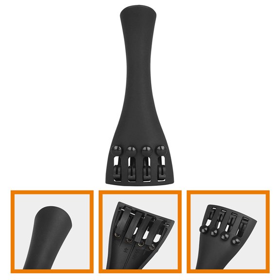 NICEXMAS Violin Tailpiece Kit Black 1Pack 1.6x4.2x10.9In