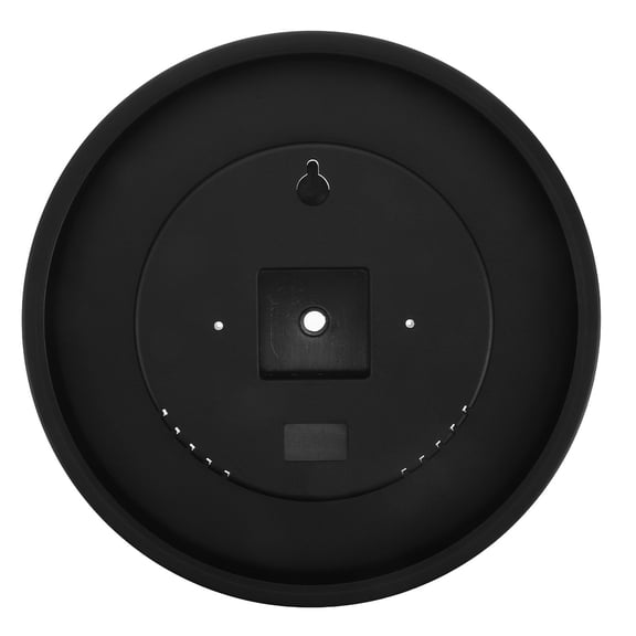 NICEXMAS Round Metal Frame Wall Clock Case with Back Cover Replacement Part for Home, Office, and Wall Decor