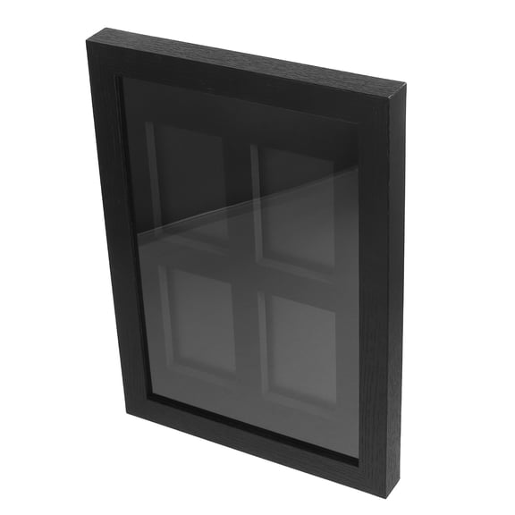 NICEXMAS Black Trading Card Frame Display Case for Home Wall Mount Collection