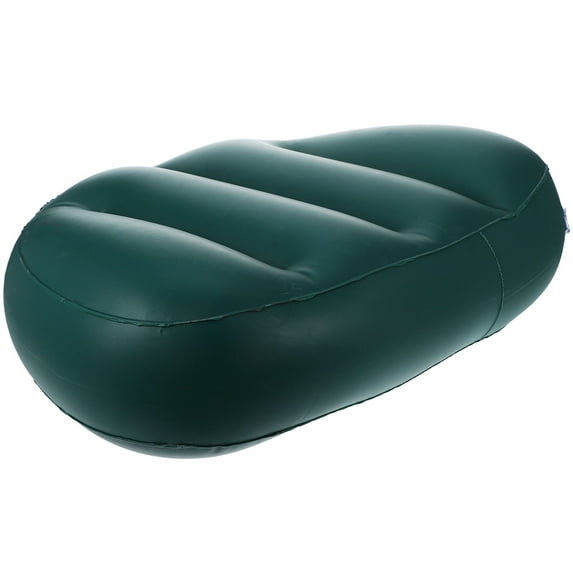 NICEXMAS Nicexmas Dark Green PVC Inflatable Boat Seat Cushion, Supple and Breathable