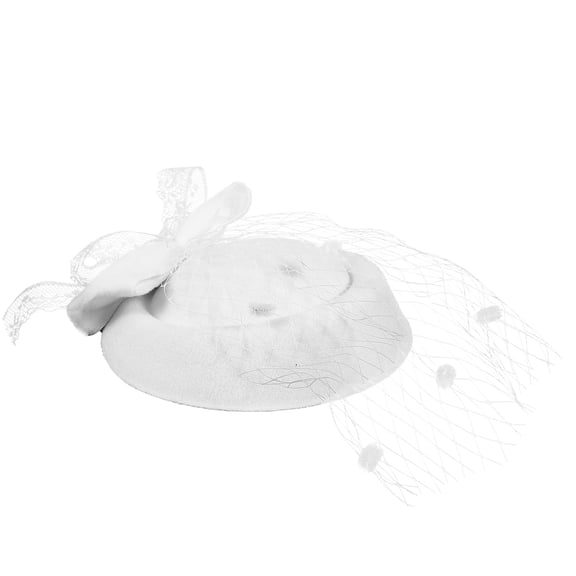 NICEXMAS Bridal Hair Accessories White Wool for Decoration Nicexmas Vintage Style