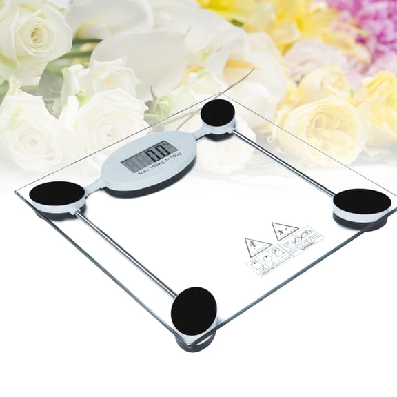 NICEXMAS Body Weighing Scales Transparent 1Pcs