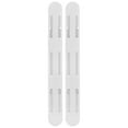 thumbnail image 1 of NICEXMAS White ABS Pull Out Slide Rail for 2 Pcs Home Use Closet Organization Accessories, 1 of 8