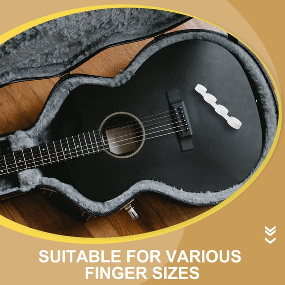 NICEXMAS White Guitar Finger Expander Practice Tool to Finger Flexibility, Strength, and Control for Better Playing