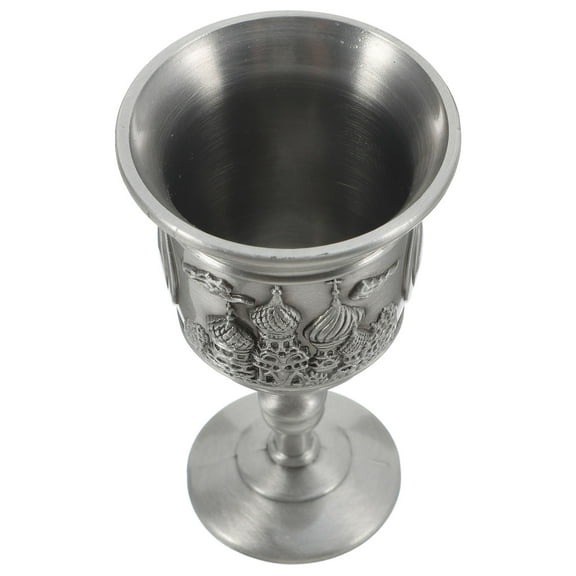 NICEXMAS Beer Mug Metal Craft Cup Decorative Vintage Charm For Family Medieval Themed Parties 1Pack