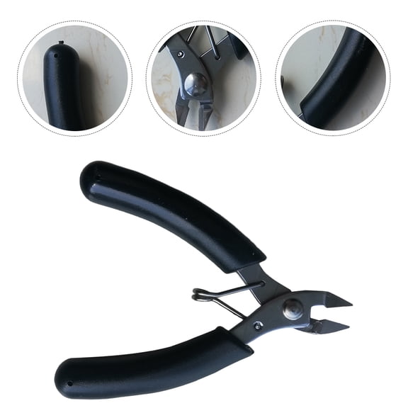 NICEXMAS Badminton Racket Wire Cutter, Black Plastic Metal, for Badminton Racket, High Grade Cutting