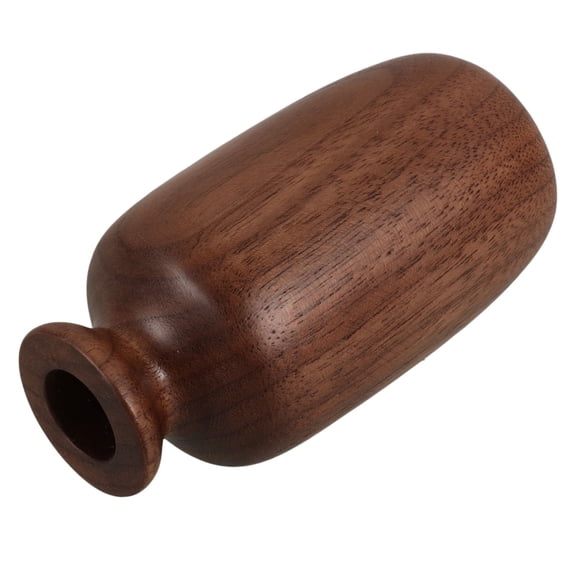 NICEXMAS Nicexmas Coffee Wooden Vase, Modern Rustic Flower Holder for Home