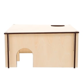 Image result for Hamsters House DIY Wooden Gerbil Hideout Bridge Swing and Chinchilla ...