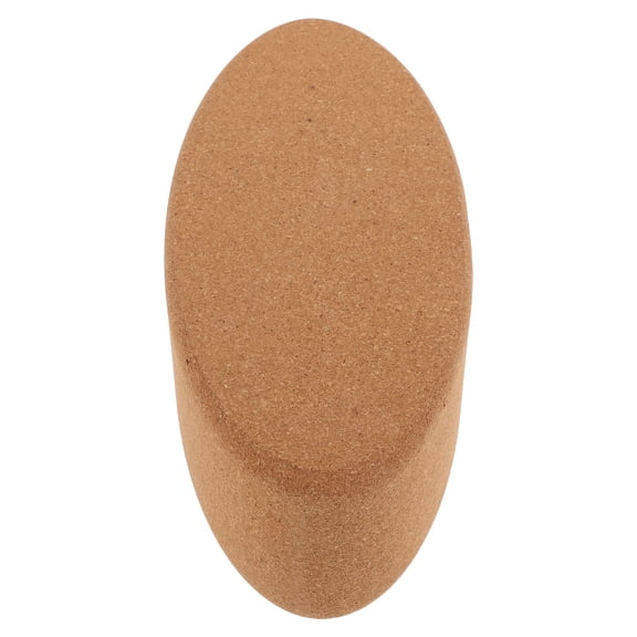 NICEXMAS Oval Cork Yoga Block for Balance, Flexibility, Calf Stretching and Exercise Support