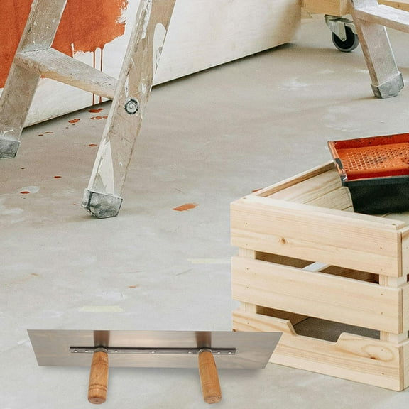 NICEXMAS bricklayer plaster trowel Large Board Trowel Multi Wood Metal for Construction Tools 1Pcs