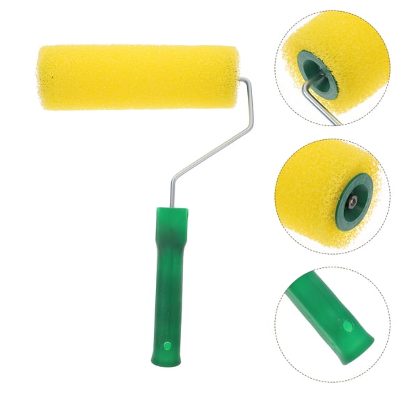 NICEXMAS High Efficiency Yellow Texture Roller for Ceiling and Wall Painting Decoration