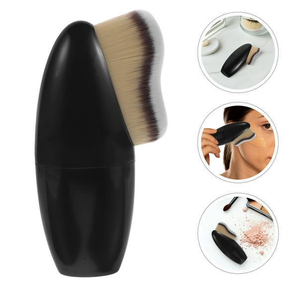 NICEXMAS Portable Makeup Foundation Brush for Natural Application and Easy Cleanup