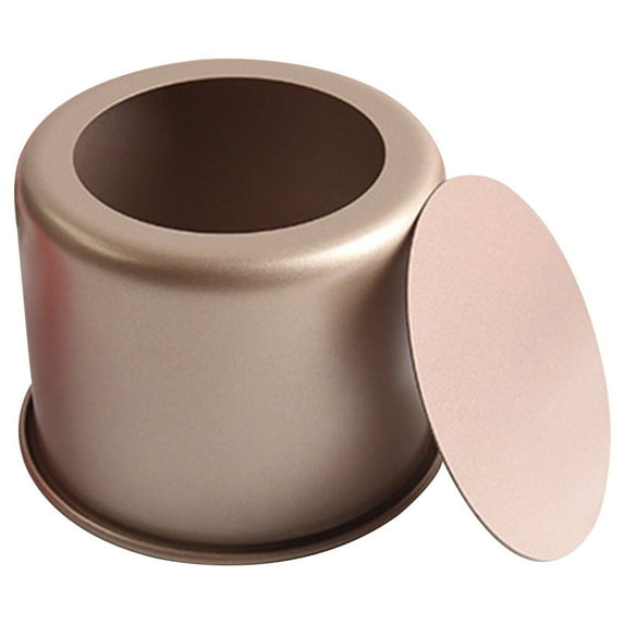 NICEXMAS Round Cake Baking Cutter Mold Golden Tone 1 Piece for Perfect Cake Layers