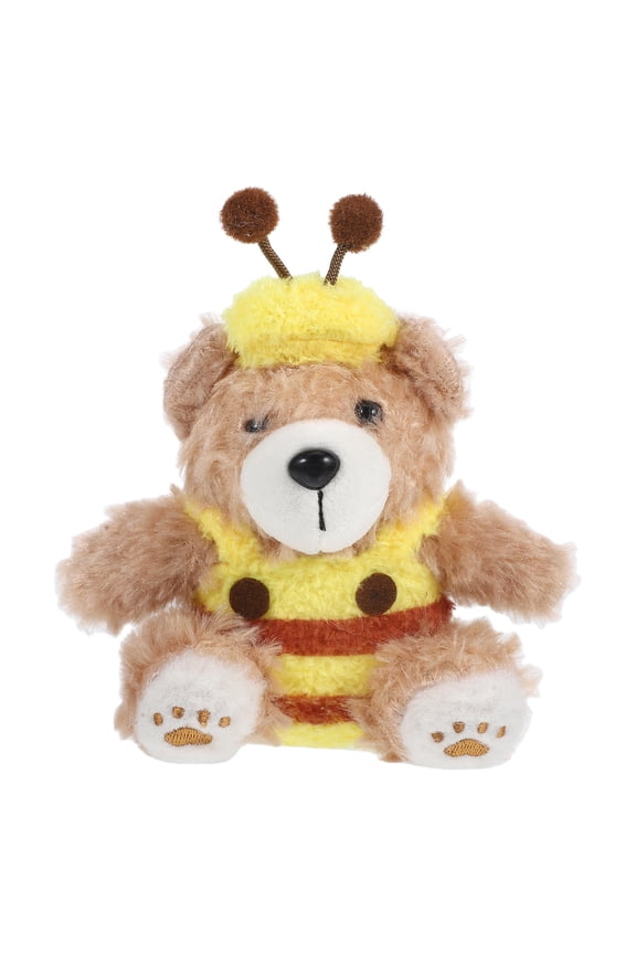 Soft Plush Bear Keyring Portable Key Chain Pendant Assorted Colors