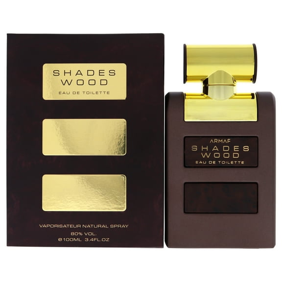 Shades Wood by Armaf, 3.4 oz EDT Spray for Men