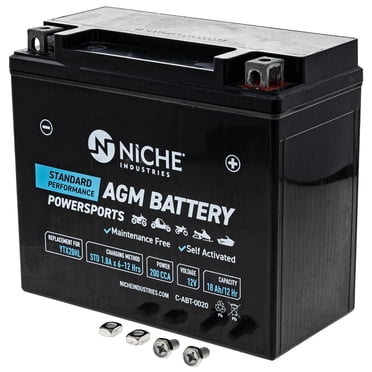 Niche AGM Battery YTX20HL for Yamaha Can-Am Honda Kawasaki 519-CAB2242T