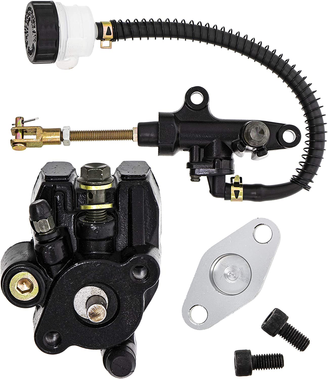 Front Right Brake Handle & Rear Brake Master Cylinder For Yamaha Banshee 1988-06