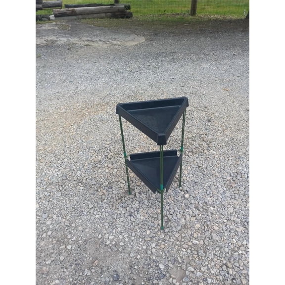 NICHOLS 24" BLACK TRIANGLE BIRD FEEDER STAND