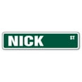 thumbnail image 1 of NICK Street Sign Childrens Name Room Sign | Indoor/Outdoor |  36" Wide, 1 of 5