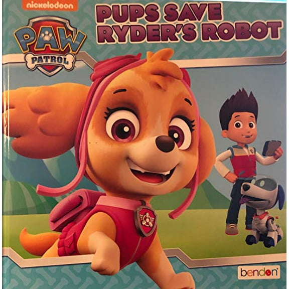 Pre-Owned NICKELODEON PAW PATROL PUPS SAVE RYDER'S ROBOT HARDCOVER Paperback