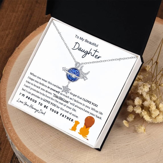 NICKSUN 18K Gold Plated Saturn Pendant Choker Necklace Aesthetic Space Planet Star Necklaces Jewery for Women