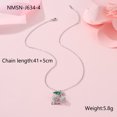 thumbnail image 1 of NICKSUN 18K Gold/Silver Plated Stainless Steel Cherry Pendant Necklace, Sparkling Cubic Zirconia Cute Fruit Choker, Dainty Delicate Clavicle Chain for Women, 1 of 6
