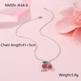 thumbnail image 1 of NICKSUN 18K Gold/Silver Plated Stainless Steel Cherry Pendant Necklace, Sparkling Cubic Zirconia Cute Fruit Choker, Dainty Delicate Clavicle Chain for Women, 1 of 6