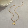 thumbnail image 1 of NICKSUN 18K Gold & Silver Plated Stainless Steel Pendant Necklace, Tropical Palm Tree Mermaid Tail Mushroom Charm Clavicle Necklace, Minimalist Summer Beach Vacation Jewelry for Women, 1 of 5