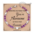 thumbnail image 1 of NICKSUN Beaded Bracelets for Women, Inspirational Heart Bracelets for Women, Natural Gemstone Amazonite Love Bracelets, Unique Gifts for Mom, Daughter, Wife, Sister, Friend Birthday, 1 of 11