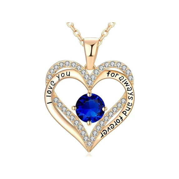 NICKSUN Birthday Gifts for Women, Necklace for Women, Mom Birthday Valentines Mothers Day Gifts, Girlfriend Necklaces, Daughter Heart Jewel, Anniversary for Her