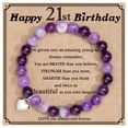 thumbnail image 1 of NICKSUN Birthday Gifts for Women, Natural Stone Bracelet With Writable Greeting Cards for Friends Mom Sister Grandma Daughter Wife, 1 of 6
