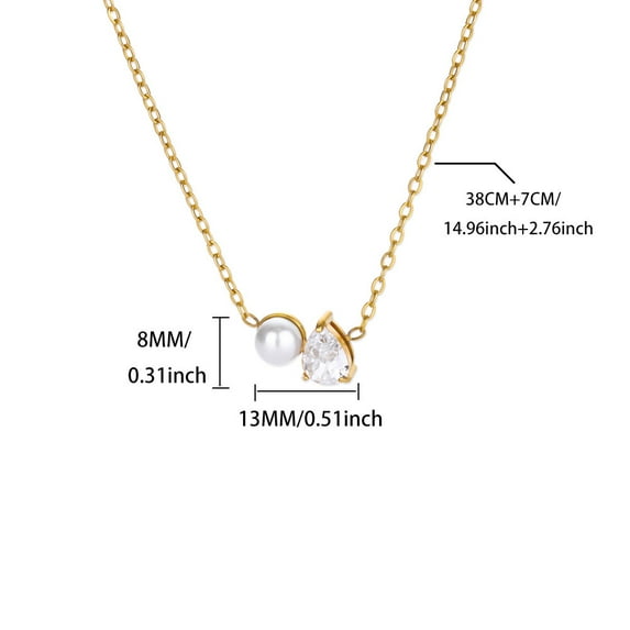 NICKSUN Birthstone Necklace for Women Trendy - 14K Dainty Gold Plated Necklaces for Women, Stocking Stuffers Jewelry Christmas Year Old Birthday Gifts