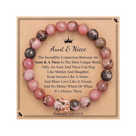 NICKSUN Bracelet For Women Crown Beaded Bracelets Jewelry Natural Stone Bracelet Beads Bracelets Gifts For Women