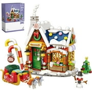 NICKSUN Christmas House Building Kit, Christmas Gingerbread House Mini Bricks Toy for Kid Adult 788Pcs