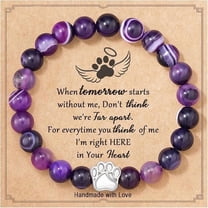 NICKSUN Dog Mom Gifts for Women as Christmas Valentines Mothers Birthday Gifts, Beaded Paw Bracelet Gifts for Dog Mom Lovers